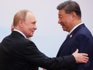Xi Jinping e Putin se reunem na china